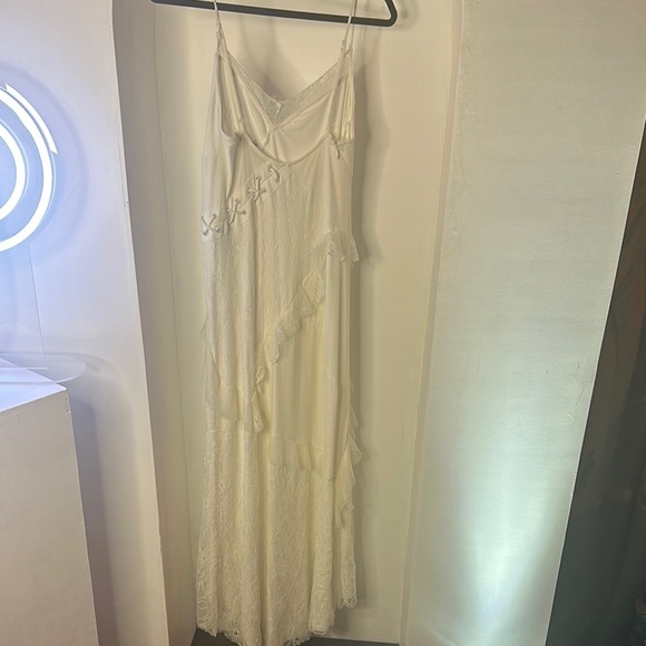 Guess Asymmetrical White Cream Sundress - Picture 3 of 6